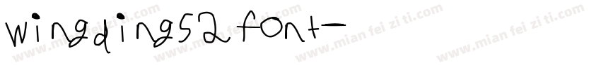 wingdings2 font字体转换